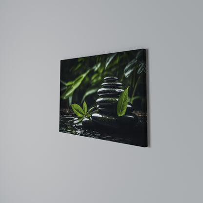 HARMONY STONES Horizontal Canvas Print