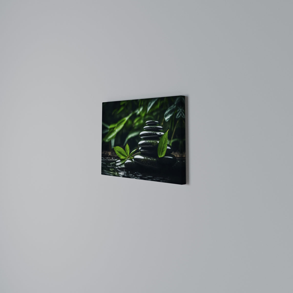 HARMONY STONES Horizontal Canvas Print