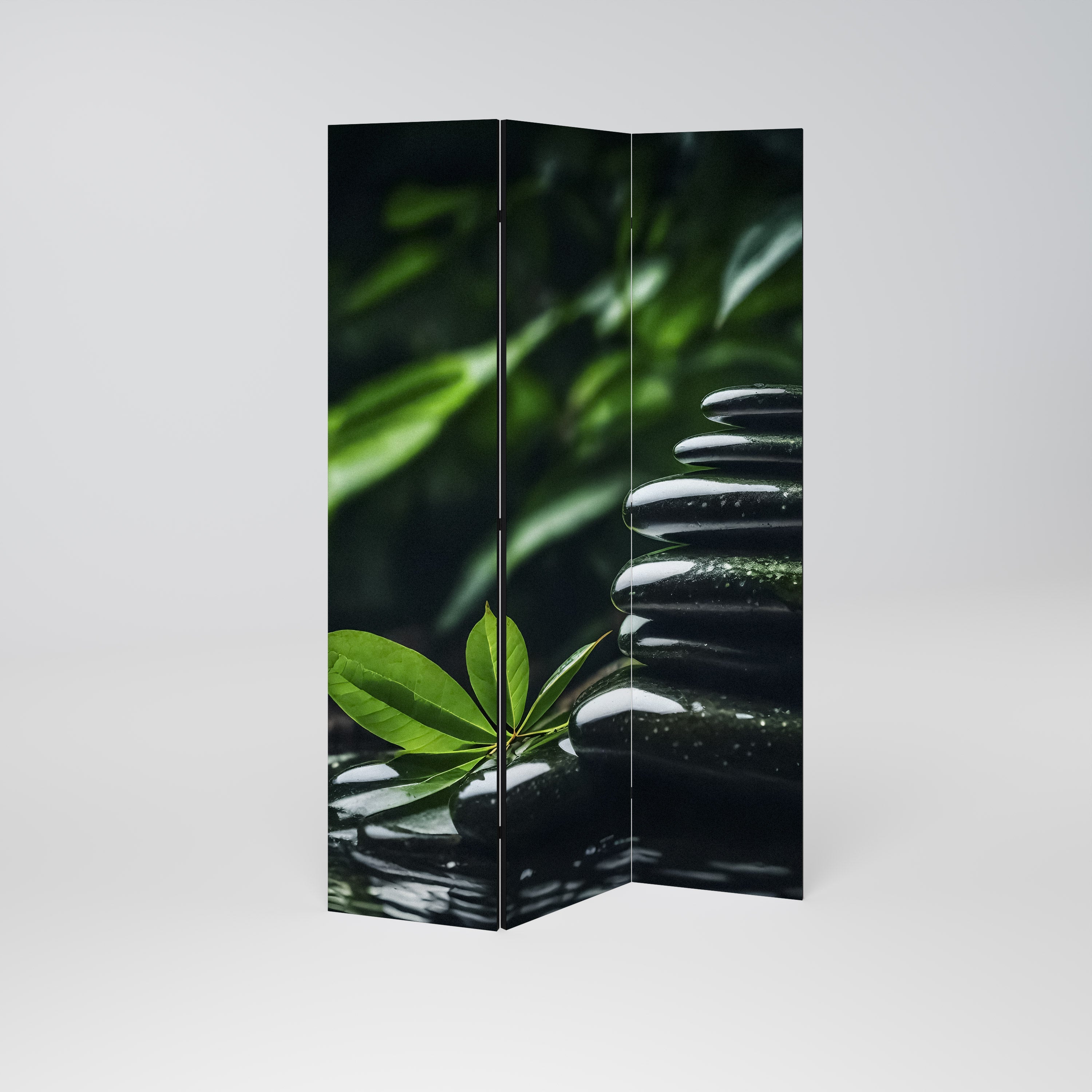 HARMONY STONES Decorative 3-Panel Room Divider