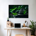 HARMONY STONES Peel and Stick Horizontal Poster