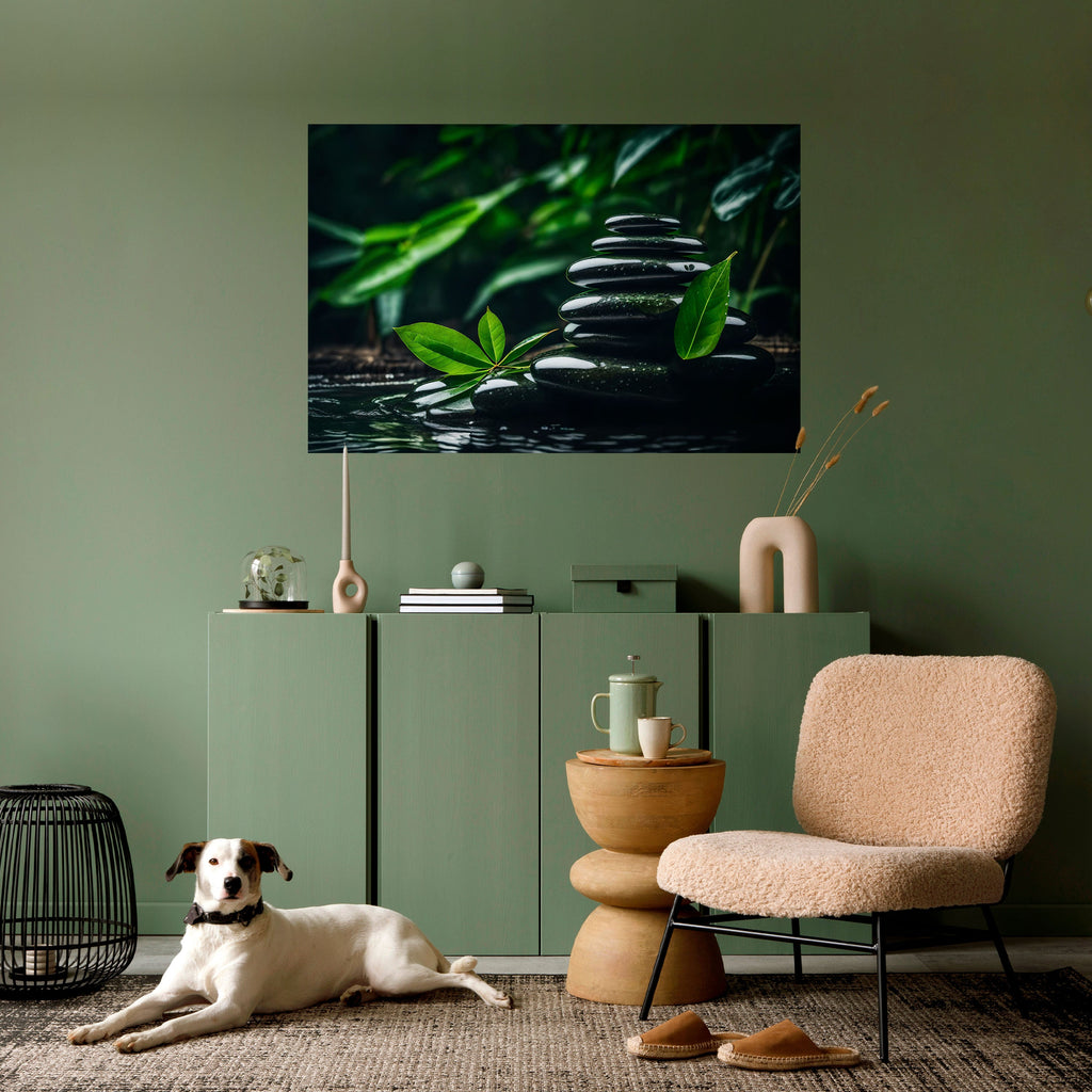 HARMONY STONES Peel and Stick Horizontal Poster