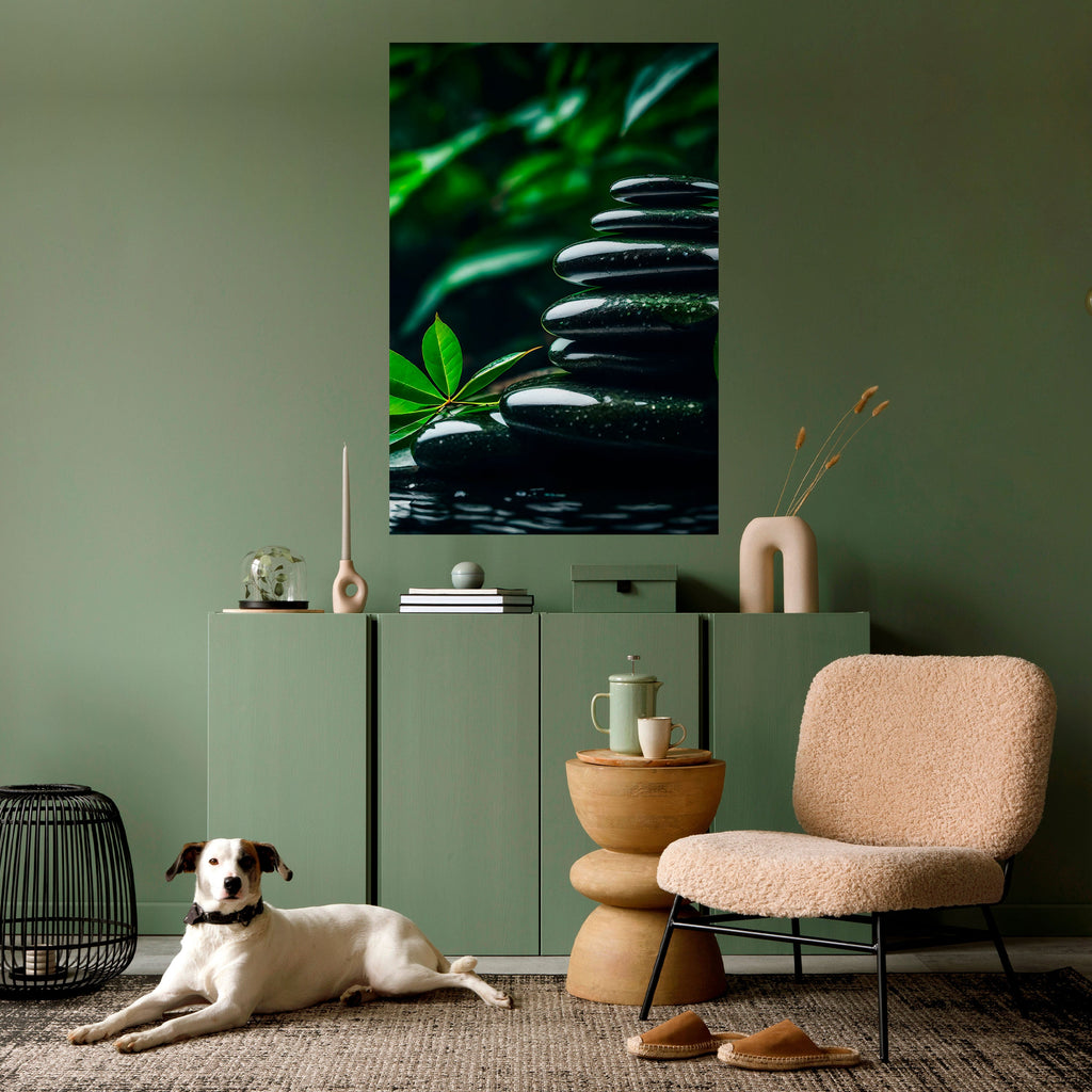 HARMONY STONES Poster Vertical Autocolante