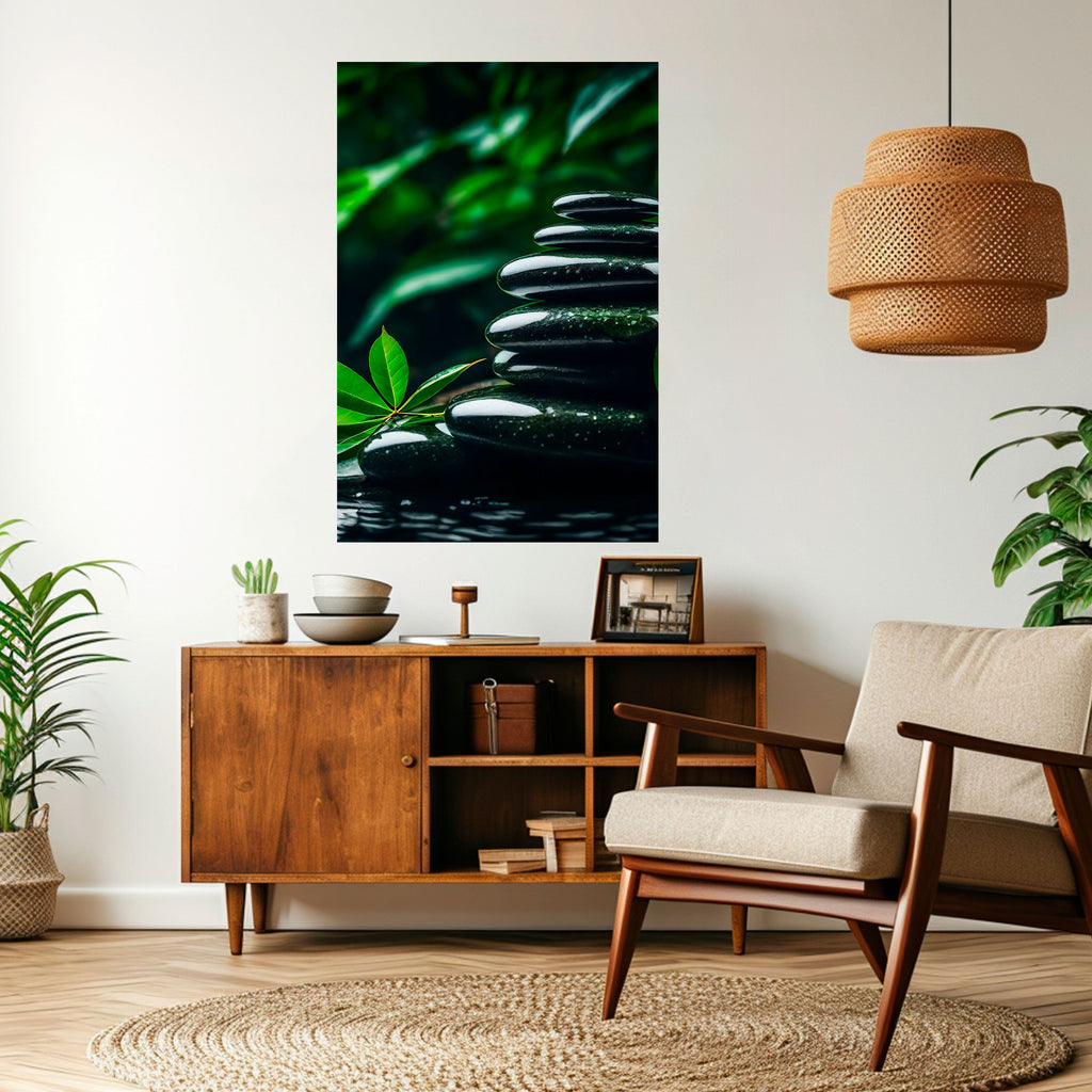 HARMONY STONES Poster Vertical Autocolante