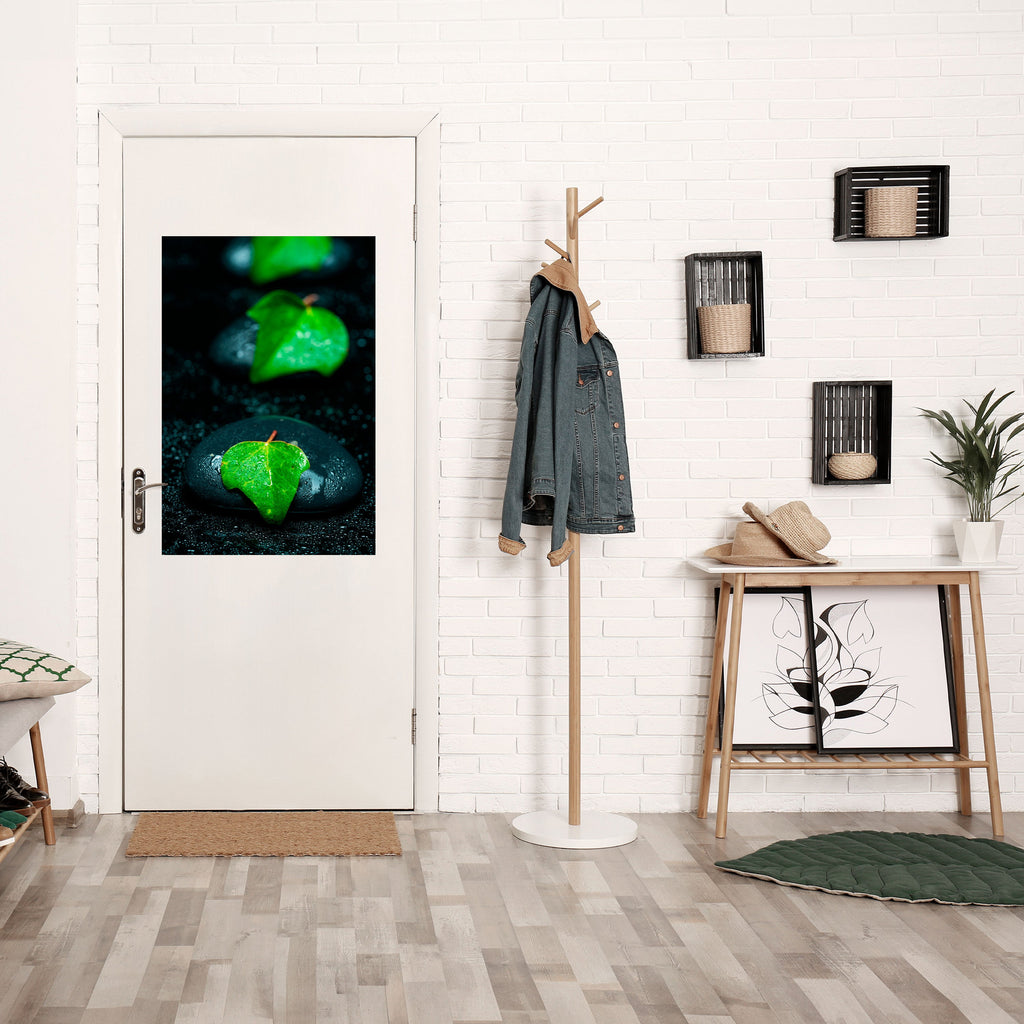 RAINDROPS ON STONE Poster Vertical Autocolante