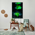 RAINDROPS ON STONE Poster Vertical Autocolante