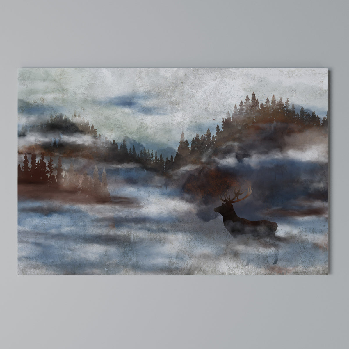 HARMONY IN HAZE Horizontal Canvas Print