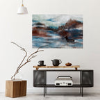 HARMONY IN HAZE Peel and Stick Horizontal Poster