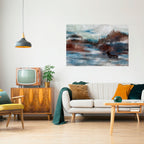 HARMONY IN HAZE Peel and Stick Horizontal Poster