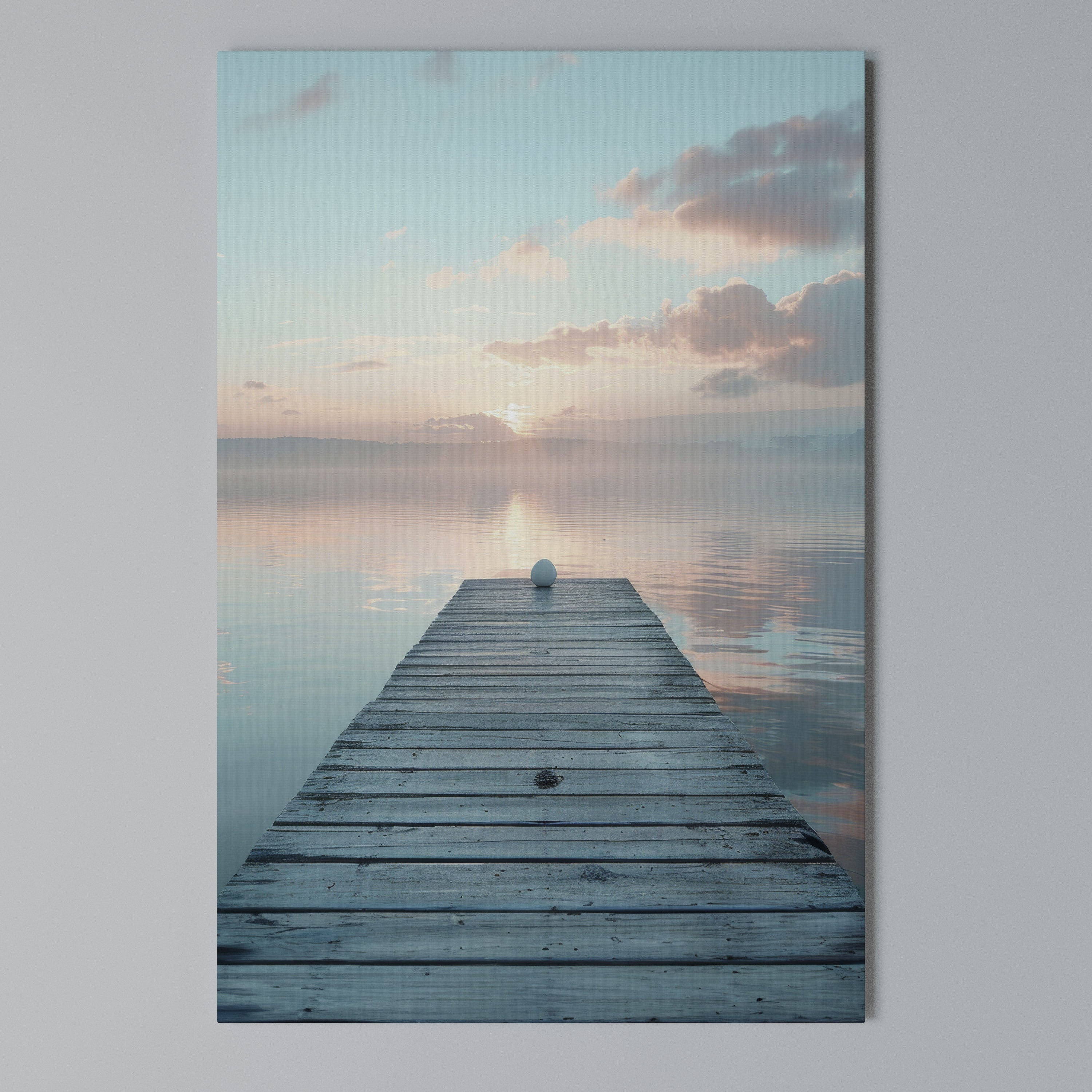 GENTLE MORNING MYSTIQUE Quadro em tela vertical