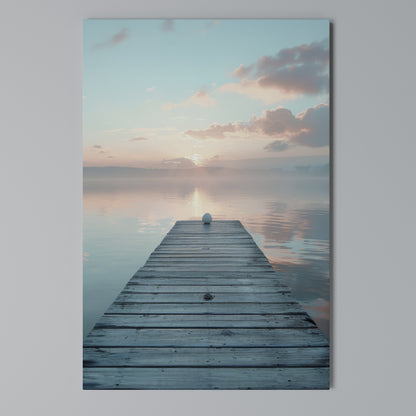 GENTLE MORNING MYSTIQUE Quadro em tela vertical