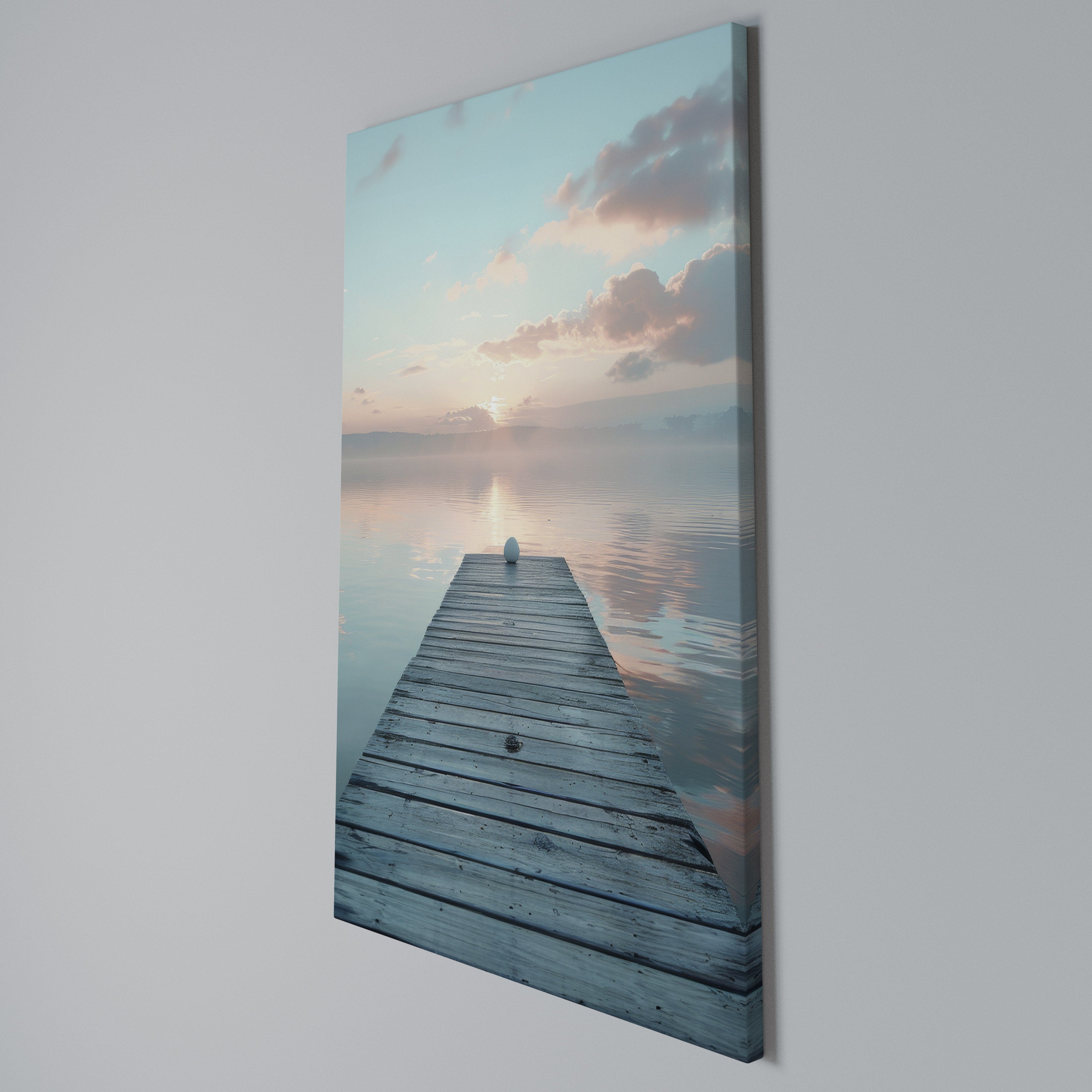 GENTLE MORNING MYSTIQUE Quadro em tela vertical