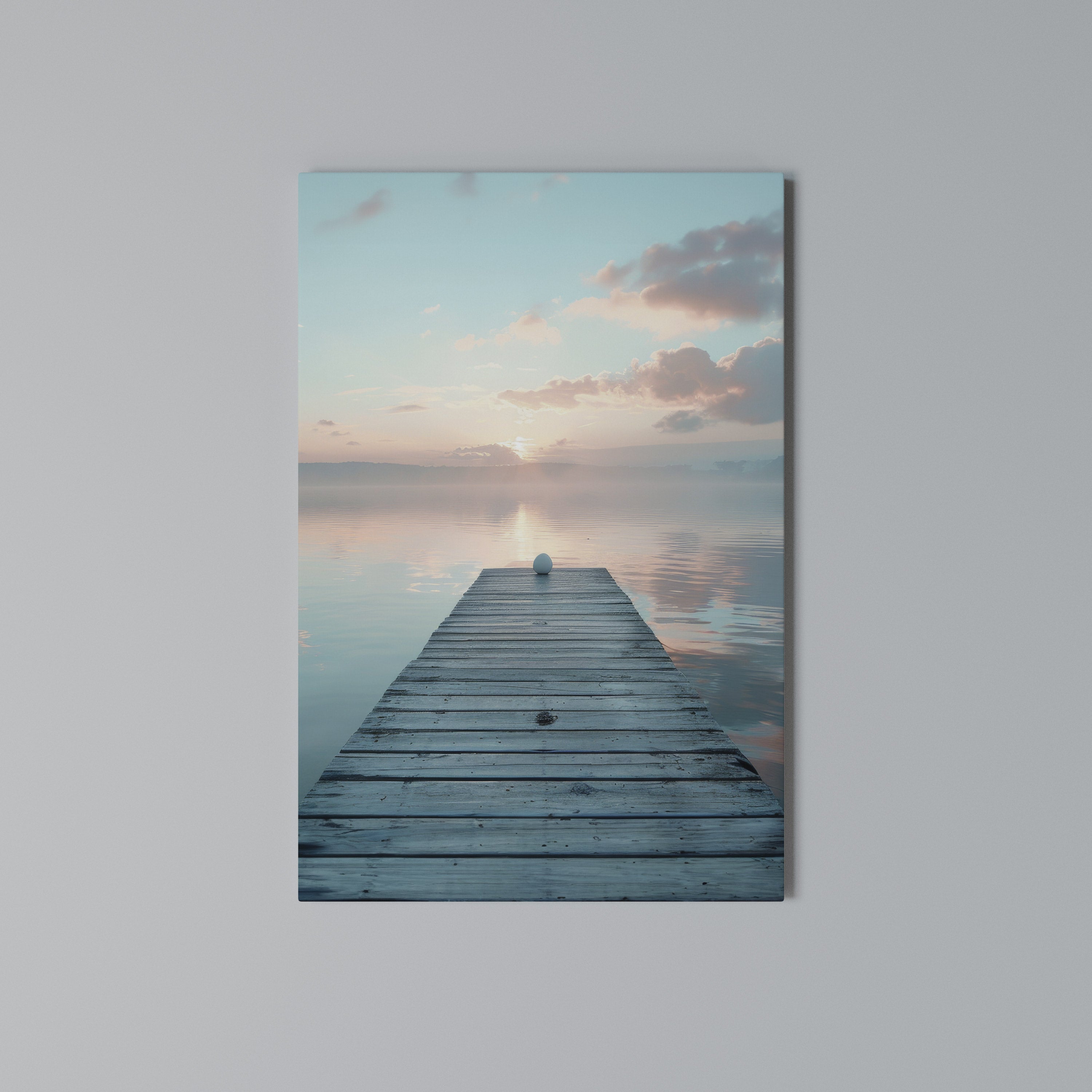 GENTLE MORNING MYSTIQUE Quadro em tela vertical