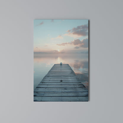 GENTLE MORNING MYSTIQUE Quadro em tela vertical