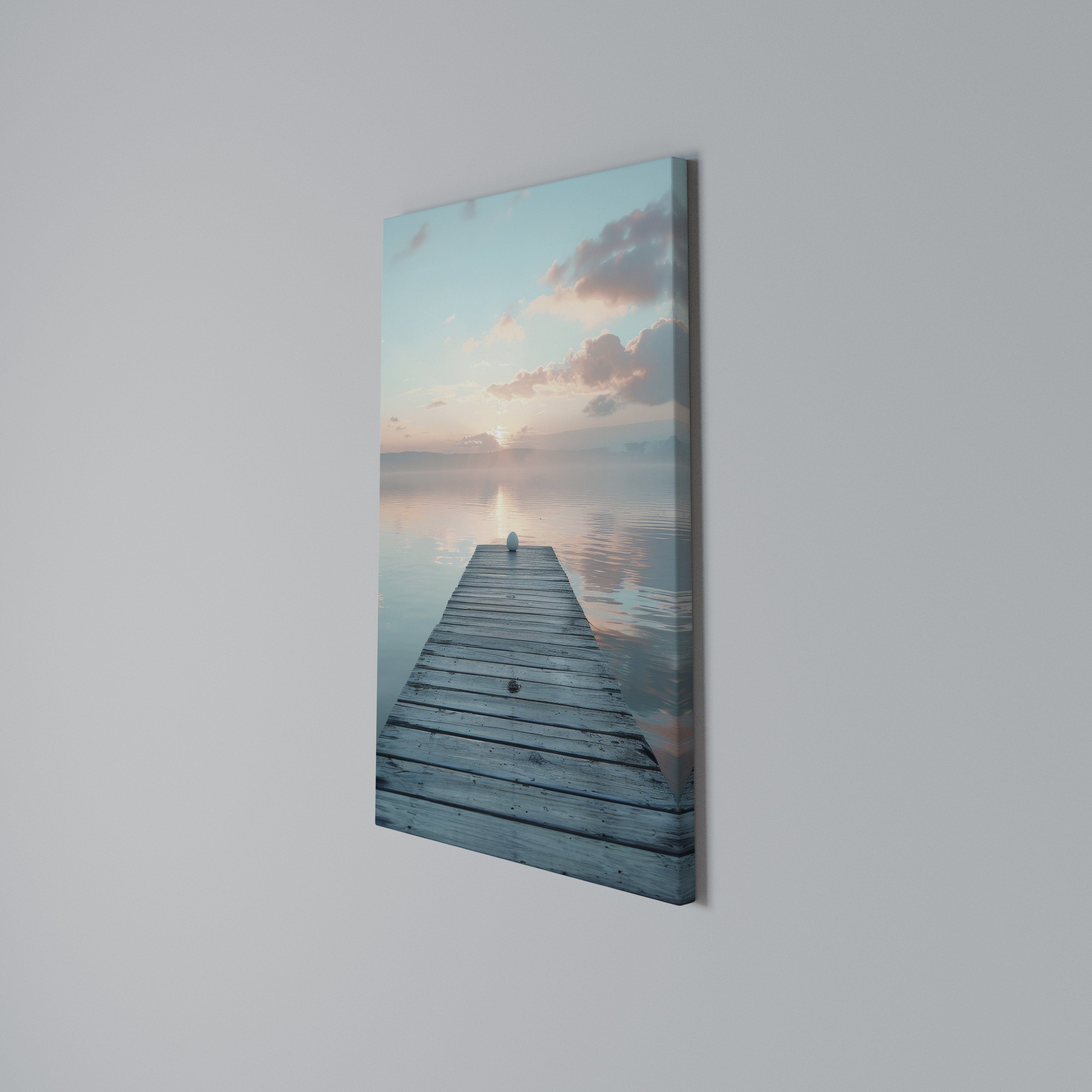 GENTLE MORNING MYSTIQUE Quadro em tela vertical