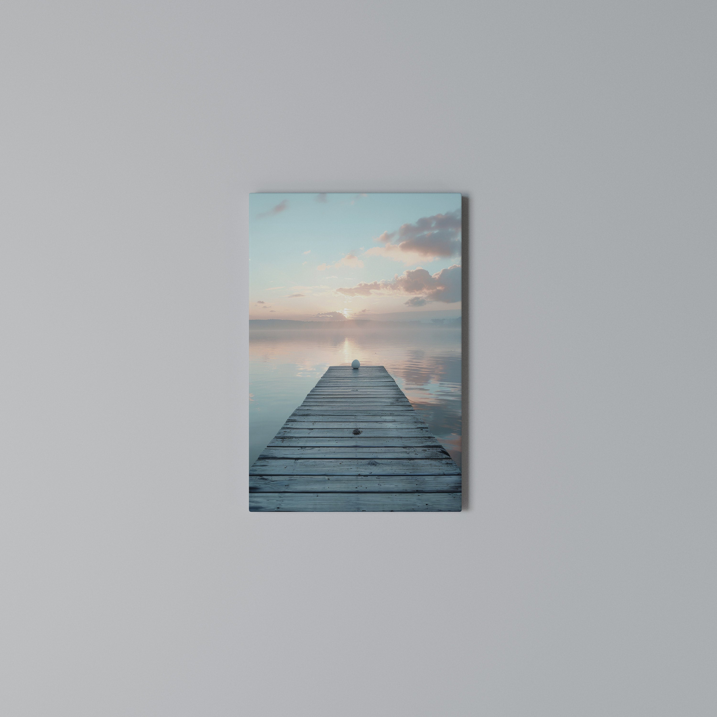 GENTLE MORNING MYSTIQUE Quadro em tela vertical