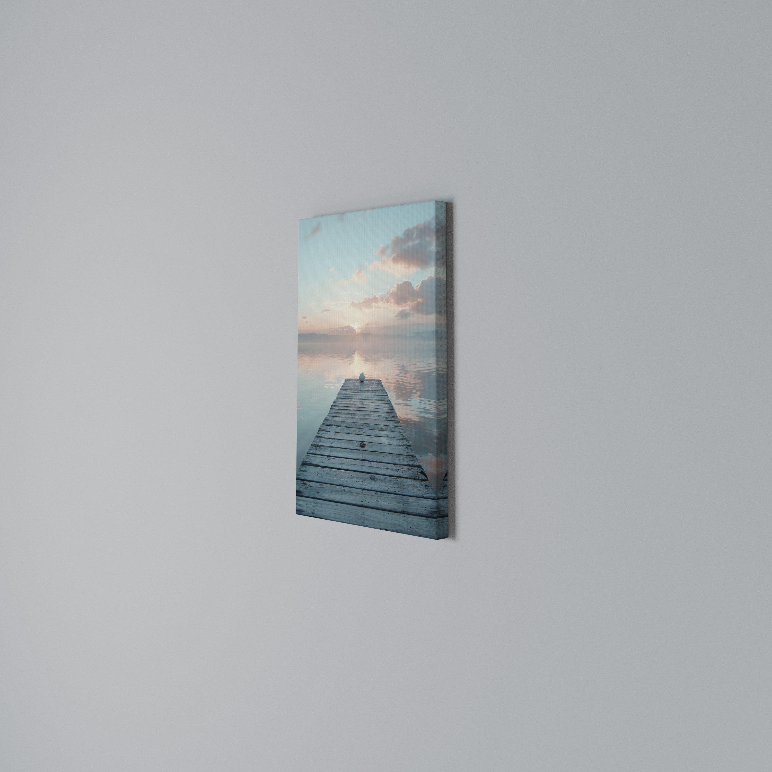 GENTLE MORNING MYSTIQUE Quadro em tela vertical