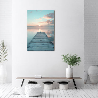 GENTLE MORNING MYSTIQUE Quadro em tela vertical