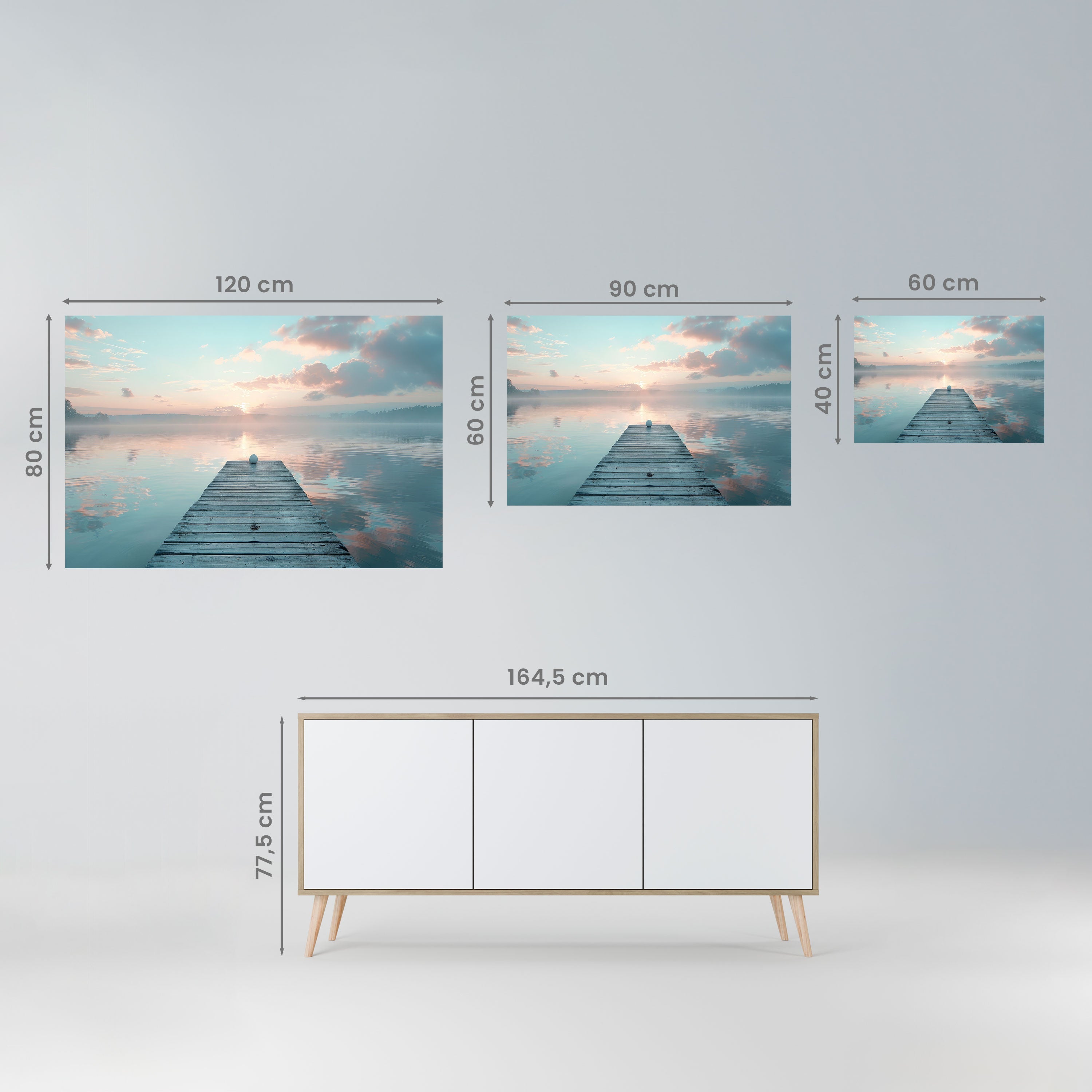 GENTLE MORNING MYSTIQUE Poster Horizontal Autocolante