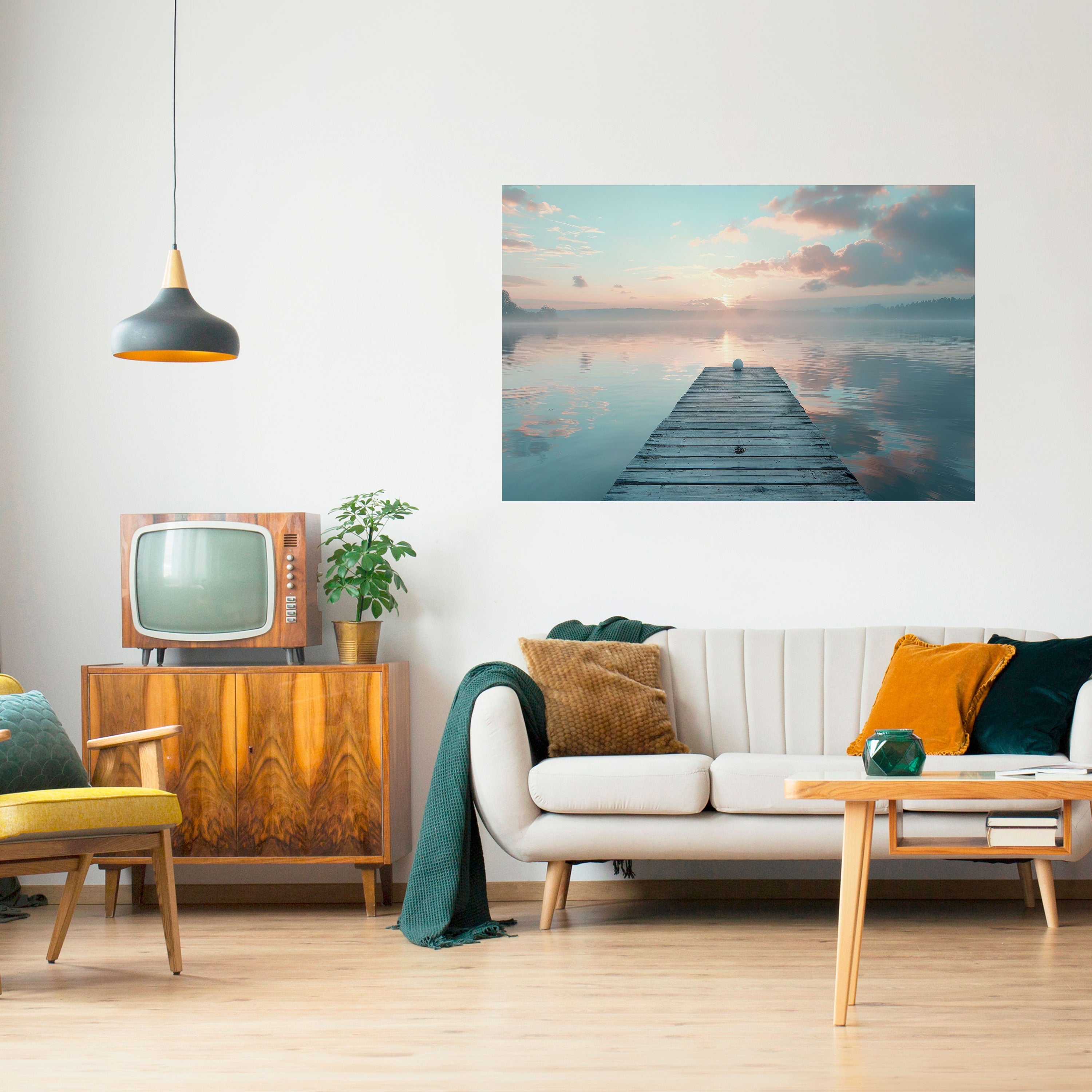 GENTLE MORNING MYSTIQUE Poster Horizontal Autocolante