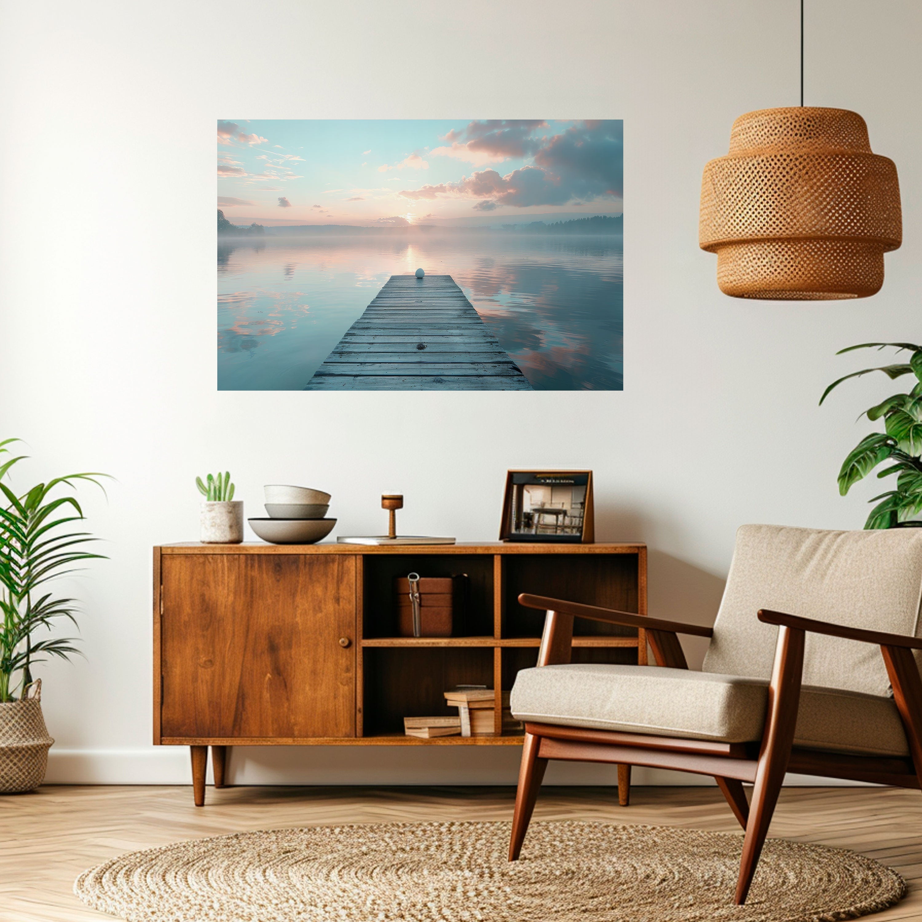 GENTLE MORNING MYSTIQUE Poster Horizontal Autocolante