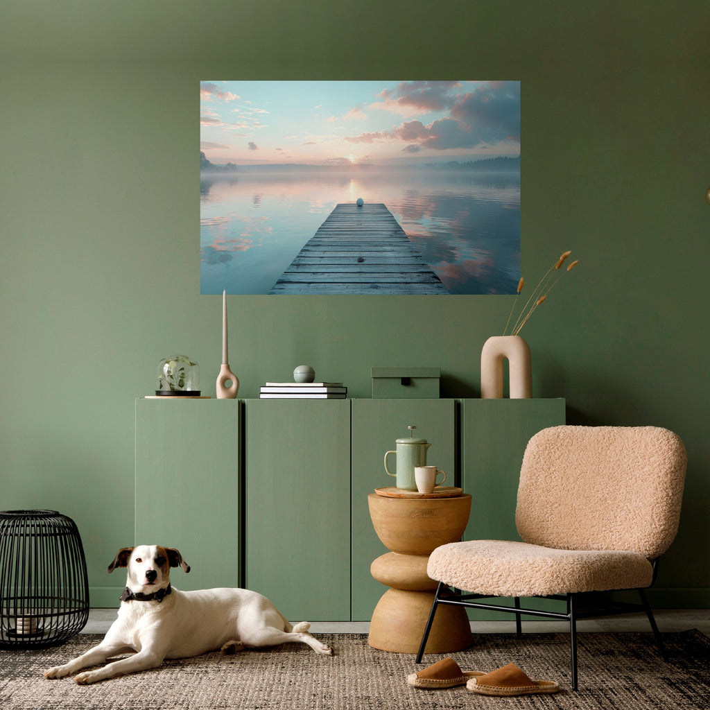 GENTLE MORNING MYSTIQUE Poster Horizontal Autocolante