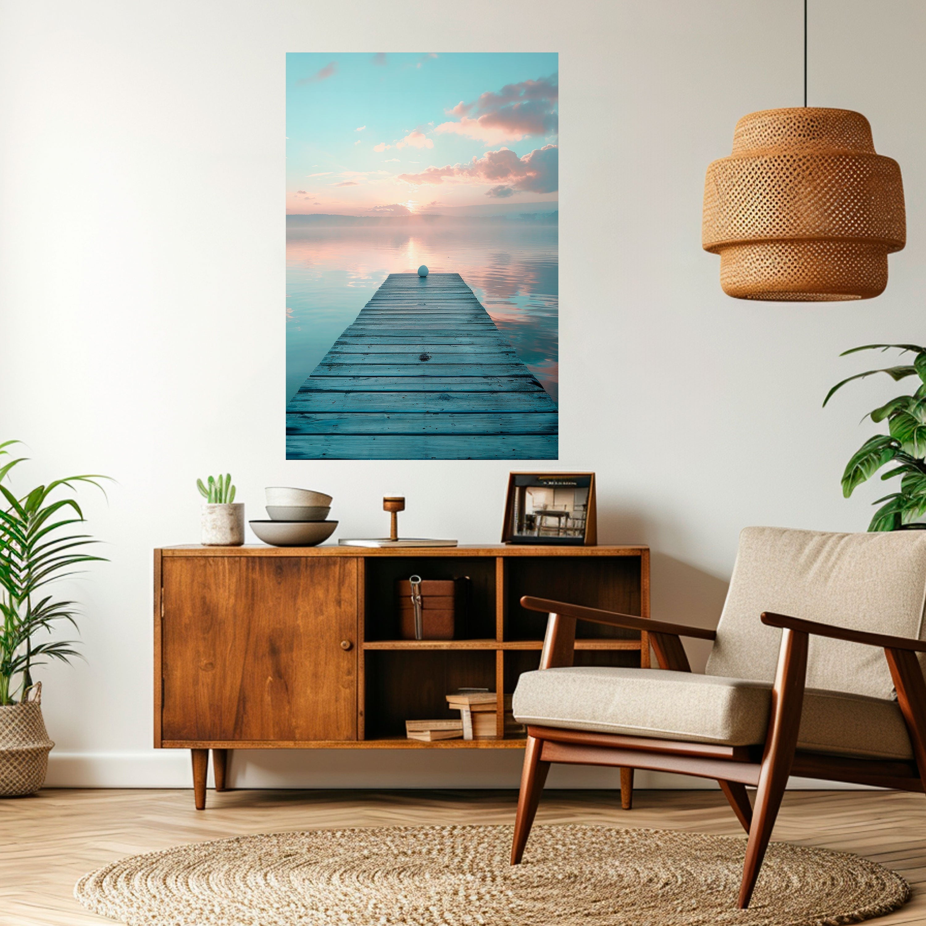 GENTLE MORNING MYSTIQUE Poster Vertical Autocolante