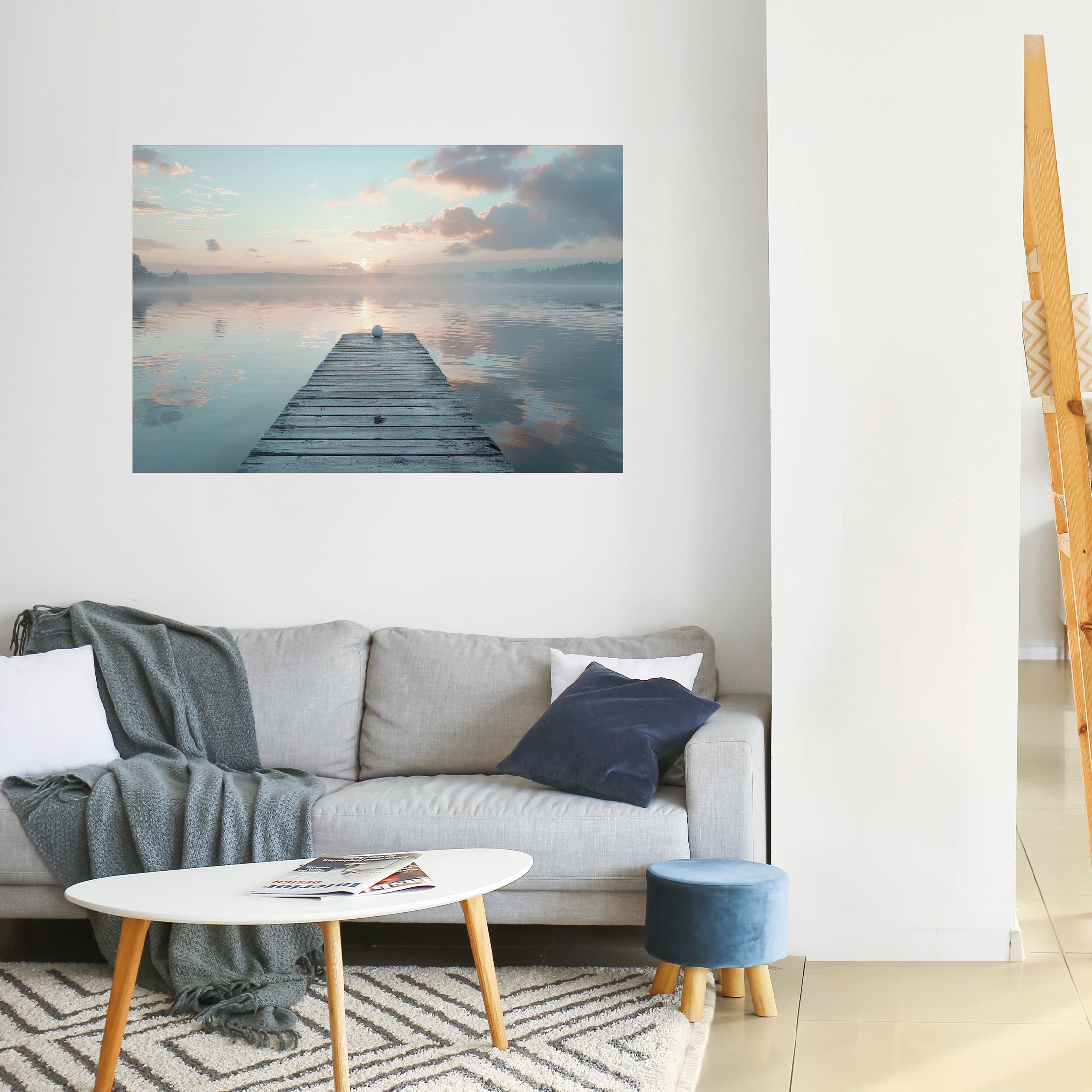 GENTLE MORNING MYSTIQUE Poster Horizontal Autocolante