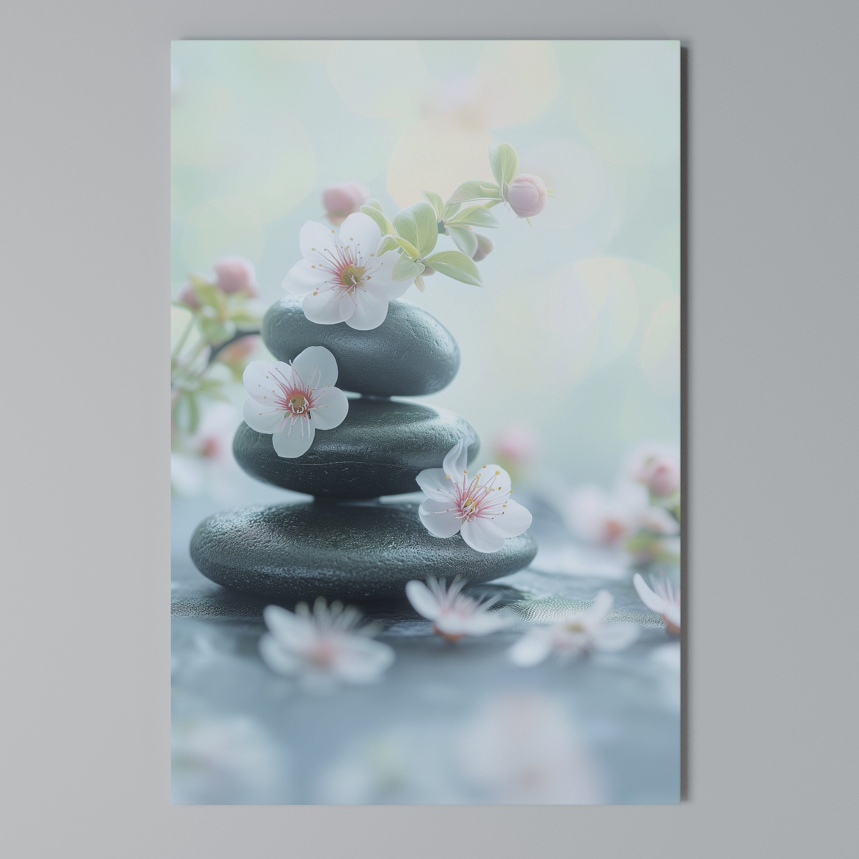 MINDFUL MOMENTS Quadro em tela vertical