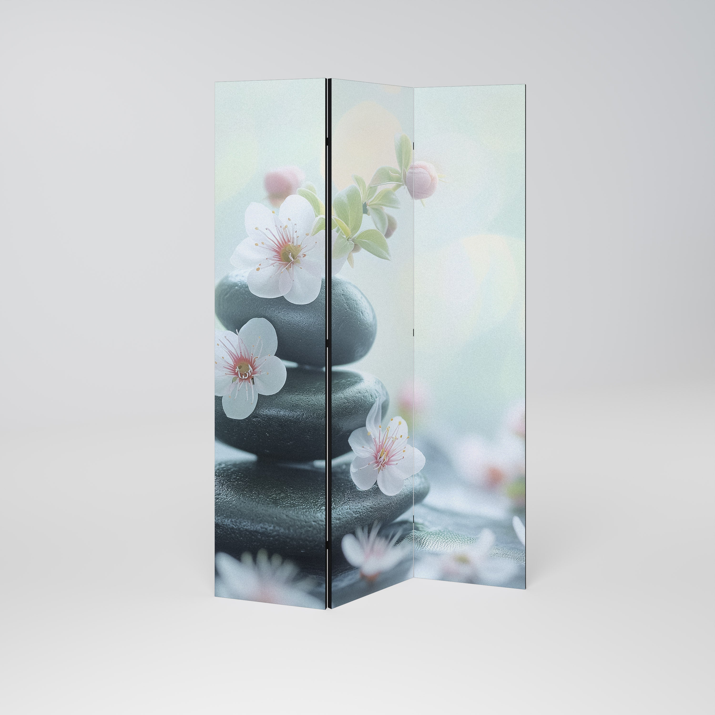 MINDFUL MOMENTS Decorative 3-Panel Room Divider