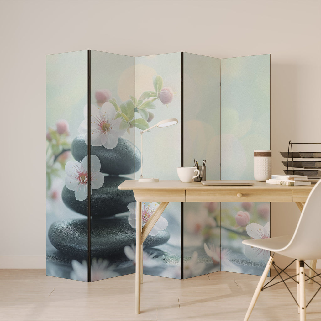 MINDFUL MOMENTS Decorative 5-Panel Room Divider