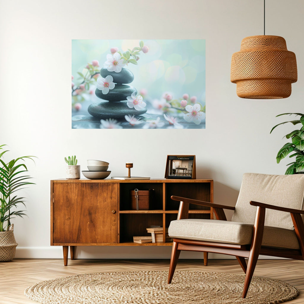 MINDFUL MOMENTS Peel and Stick Horizontal Poster