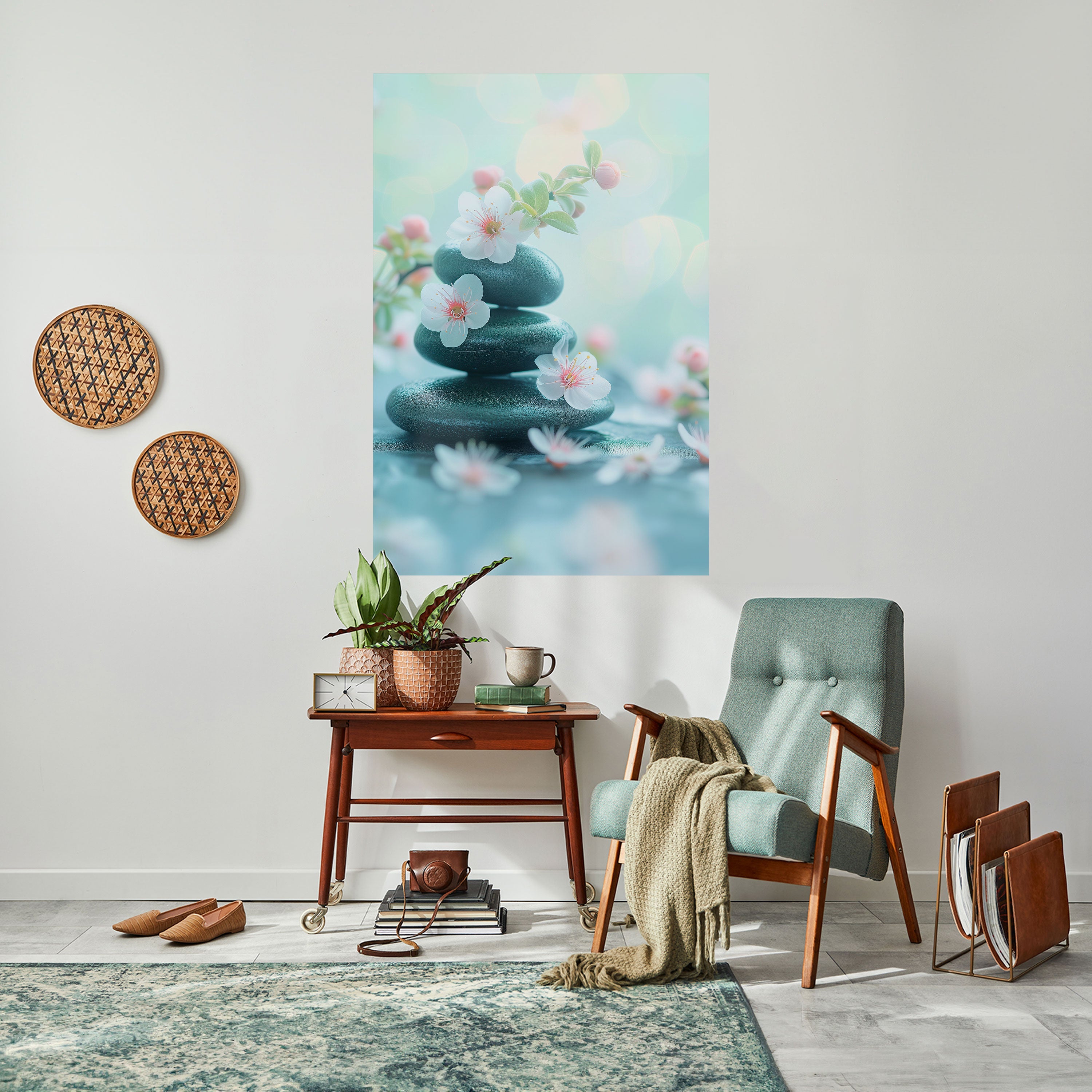 MINDFUL MOMENTS Poster Vertical Autocolante