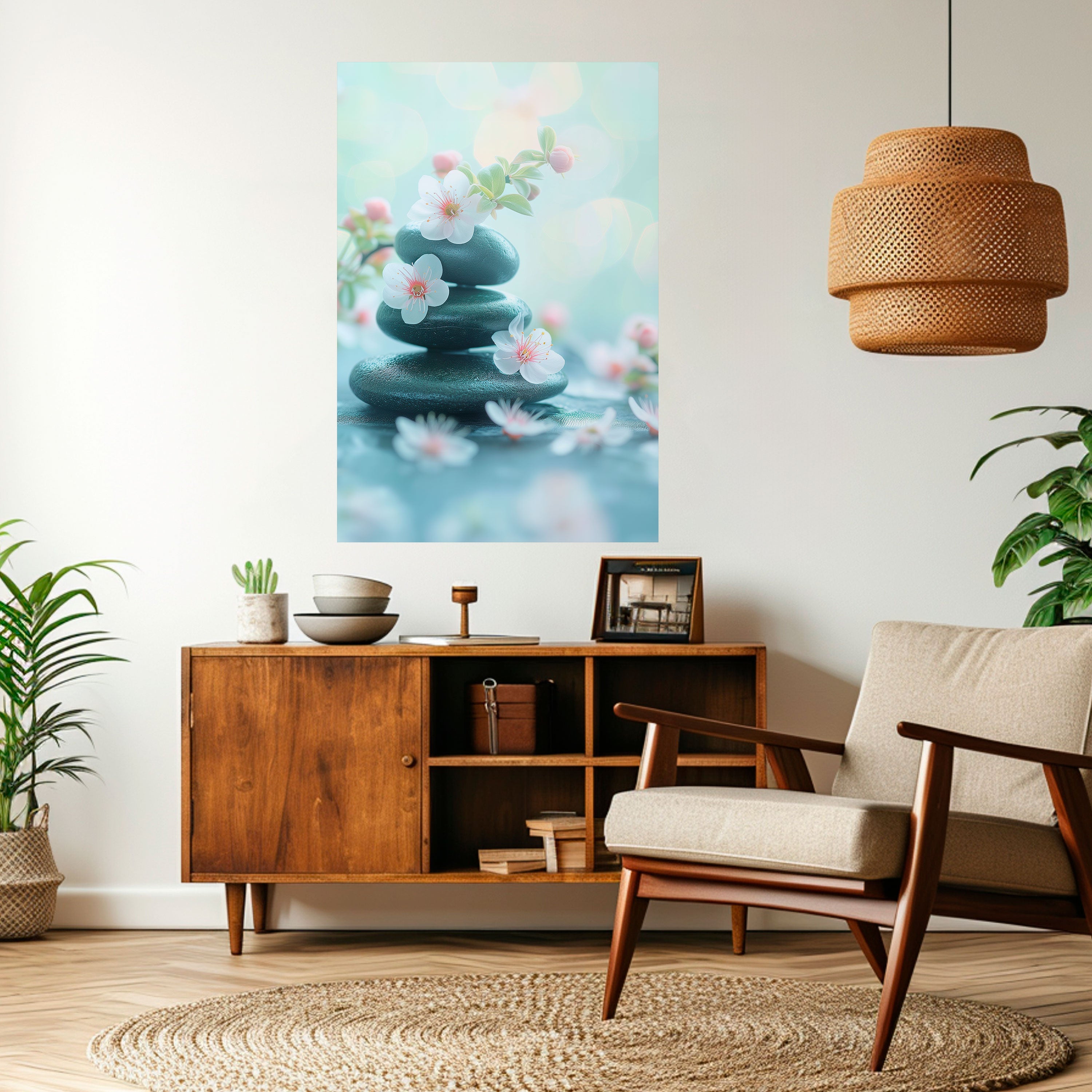 MINDFUL MOMENTS Poster Vertical Autocolante