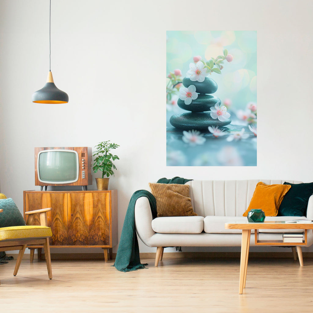 MINDFUL MOMENTS Poster Vertical Autocolante