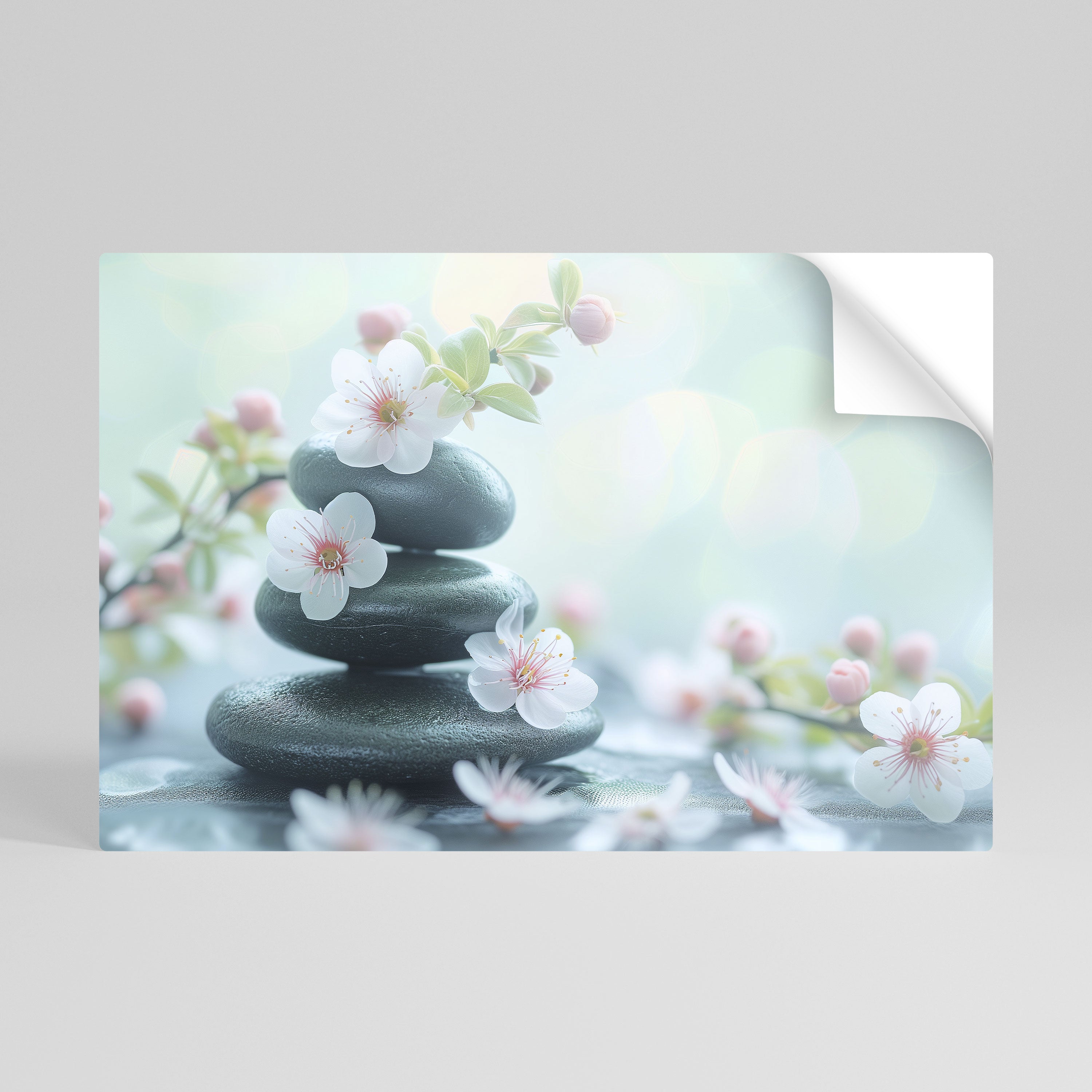 MINDFUL MOMENTS Póster Autocolante Horizontal
