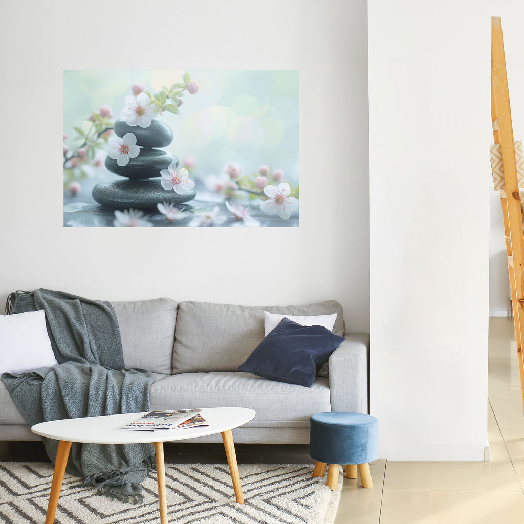 MINDFUL MOMENTS Peel and Stick Horizontal Poster