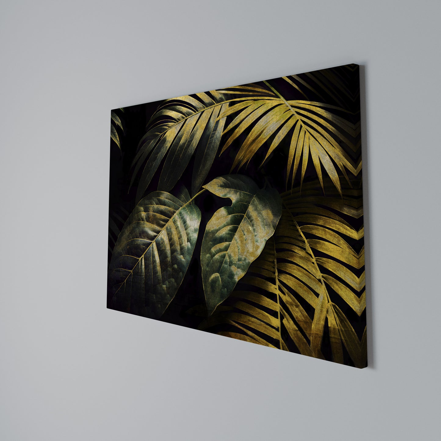 ENIGMATIC FOLIAGE TWILIGHT Horizontal Canvas Print