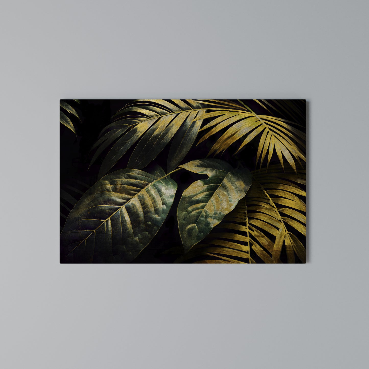 ENIGMATIC FOLIAGE TWILIGHT Horizontal Canvas Print