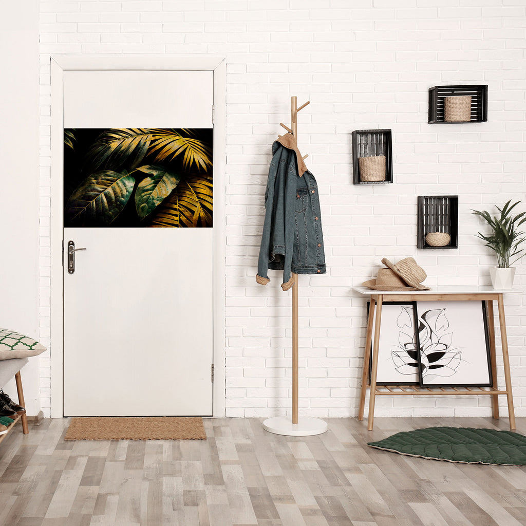 ENIGMATIC FOLIAGE TWILIGHT Peel and Stick Horizontal Poster