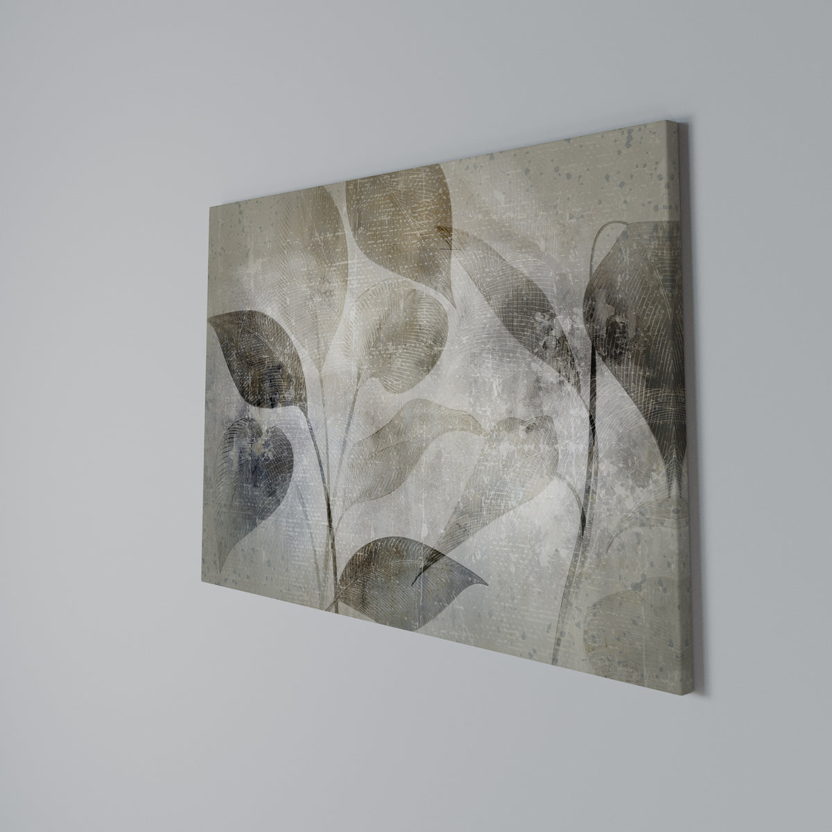 SERENE BOTANICAL HARMONY Horizontal Canvas Print
