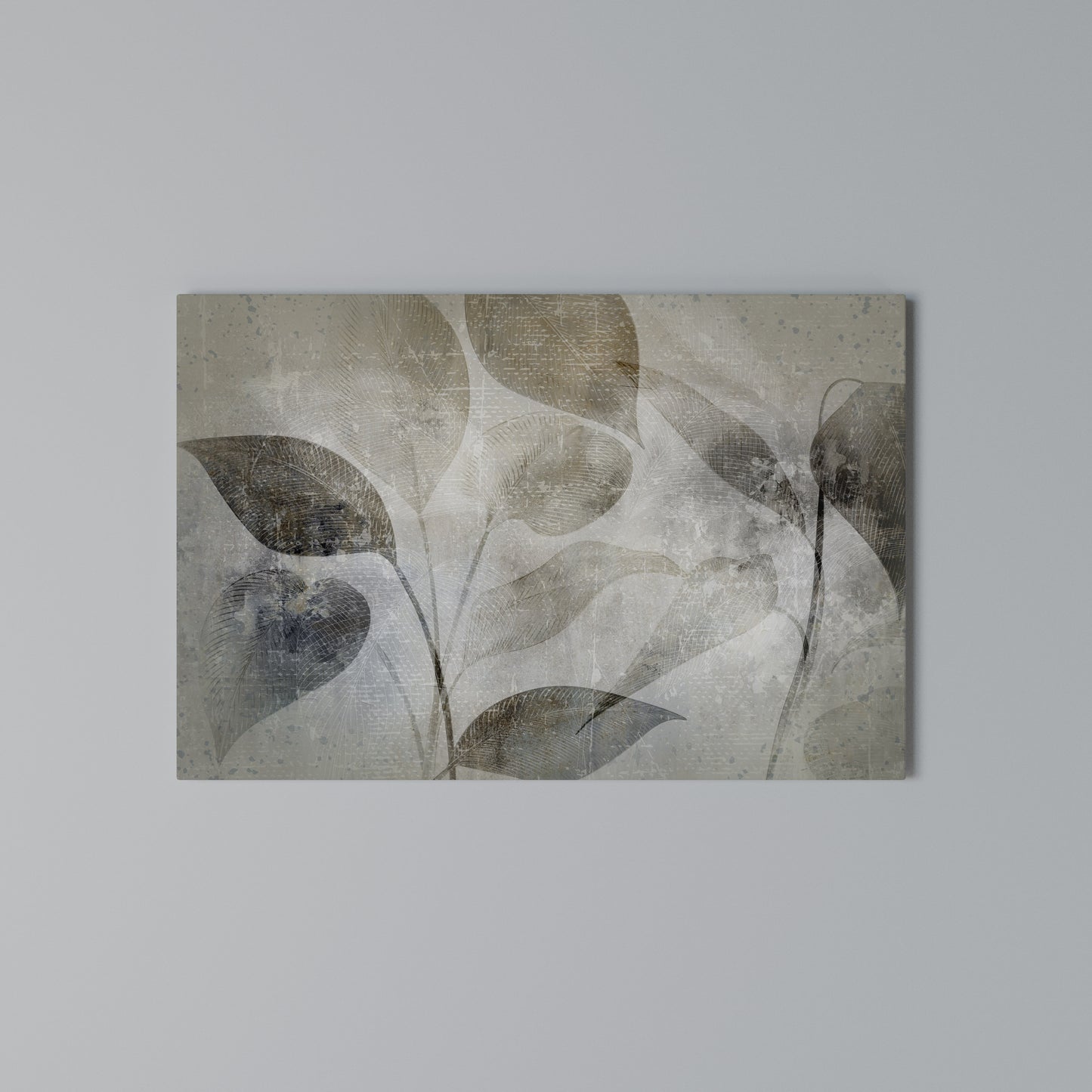 SERENE BOTANICAL HARMONY Horizontal Canvas Print