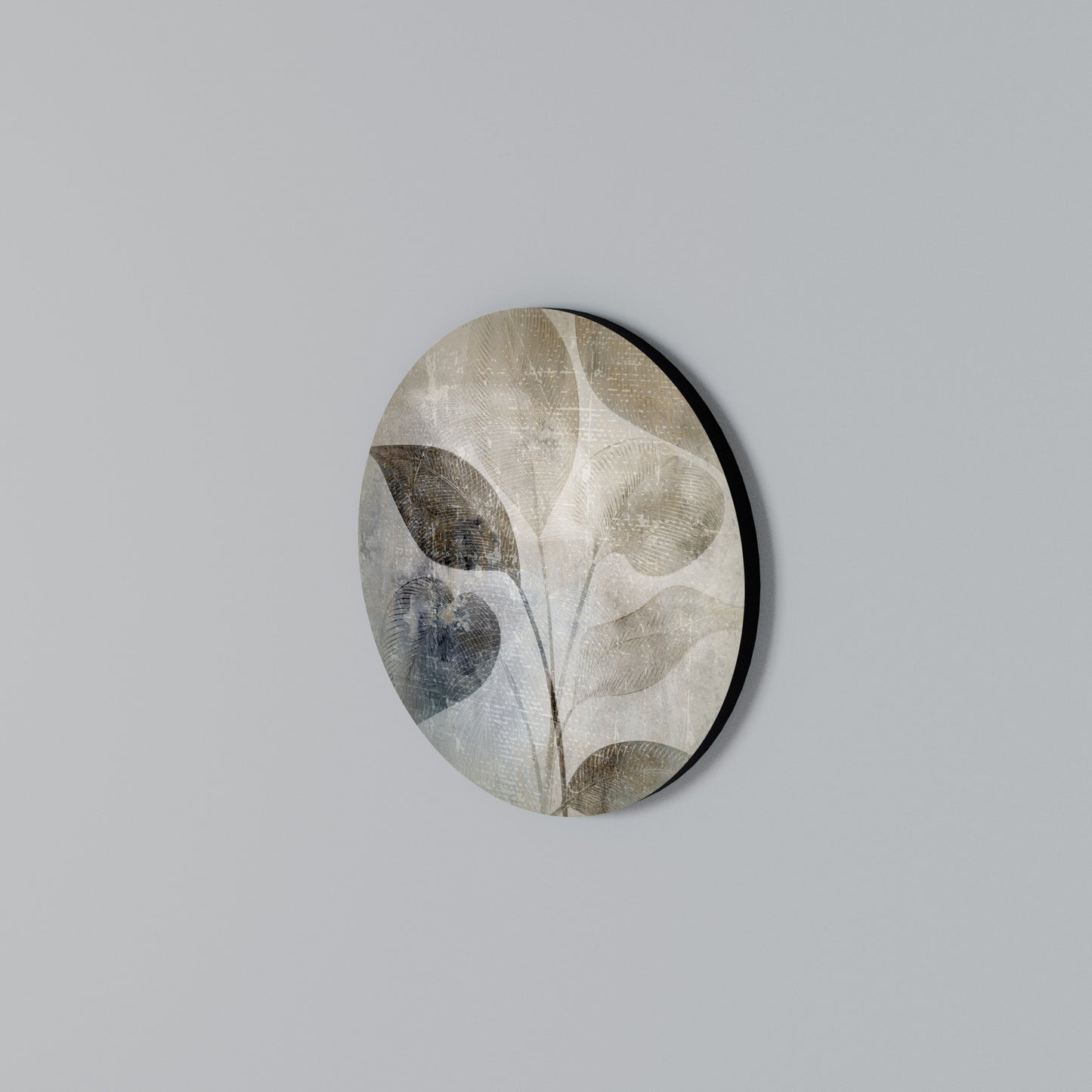 SERENE BOTANICAL HARMONY Arte de Parede Redonda