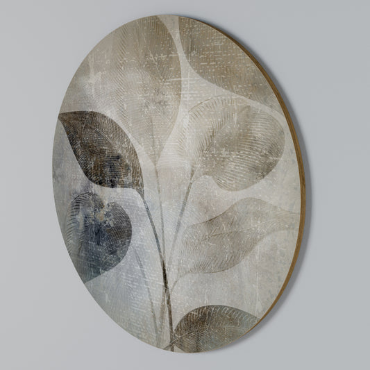 SERENE BOTANICAL HARMONY Arte de Parede Redonda