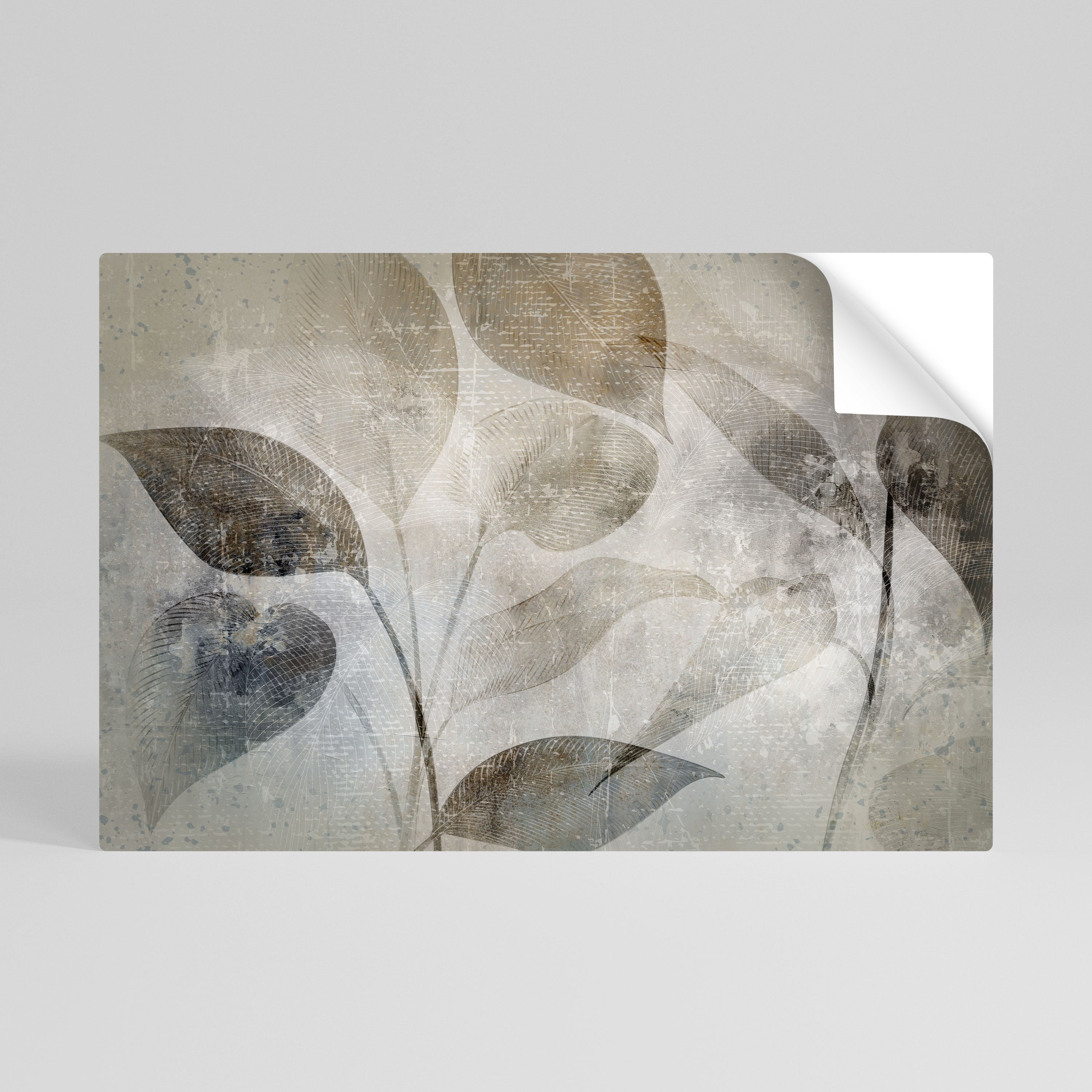 SERENE BOTANICAL HARMONY Póster Autocolante Horizontal