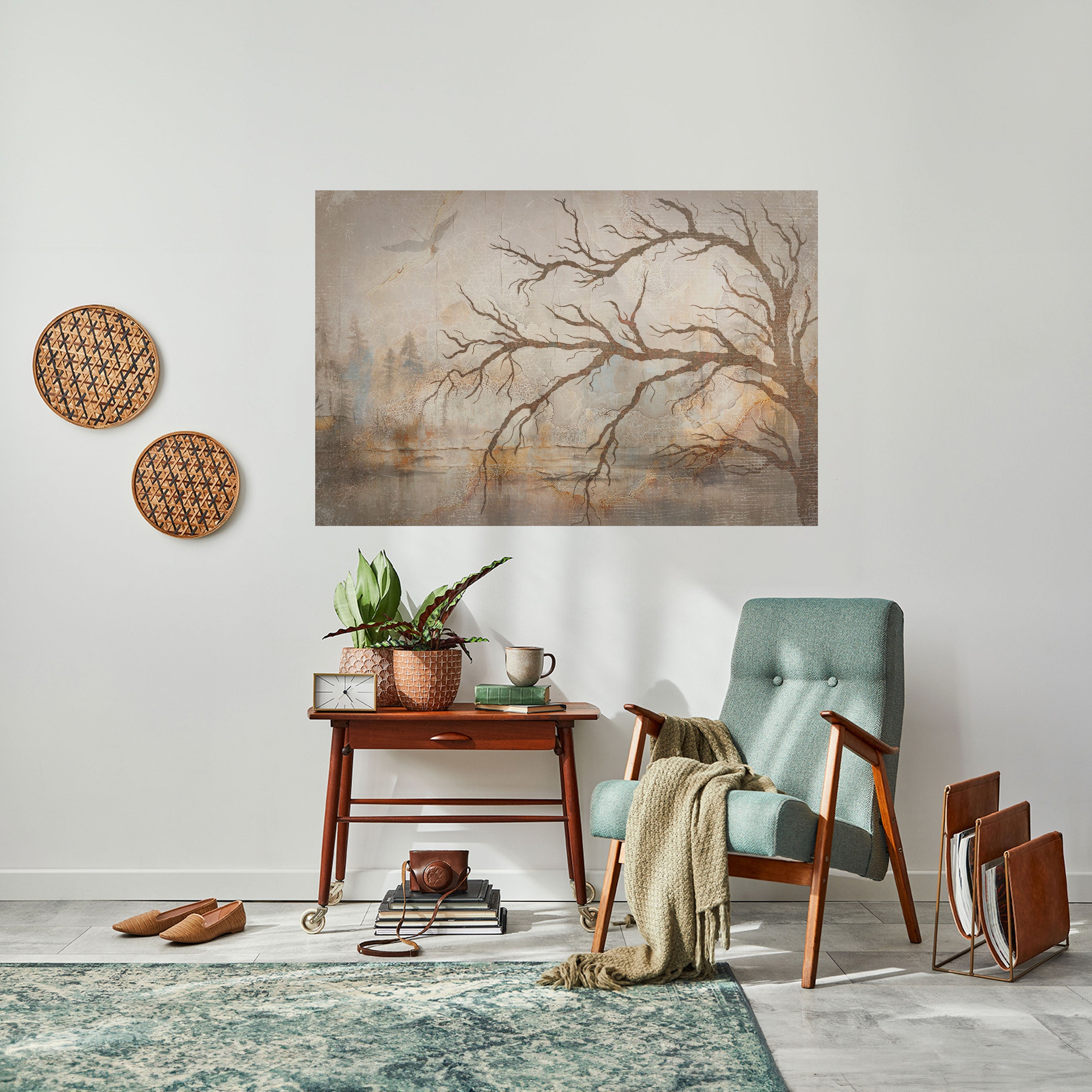 FLIGHT OF FANTASY Peel and Stick Horizontal Poster