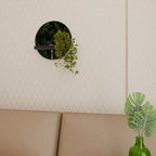 WHISPERING WOODLAND Prateleira Redonda Decorativa em Acabamento Preto