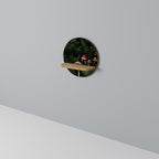 WHISPERING WOODLAND Prateleira Redonda Decorativa em Efeito Carvalho