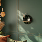 WHISPERING WOODLAND Prateleira Redonda Decorativa em Efeito Carvalho