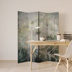 HARMONY IN GREENERY Decorative 4-Panel Room Divider