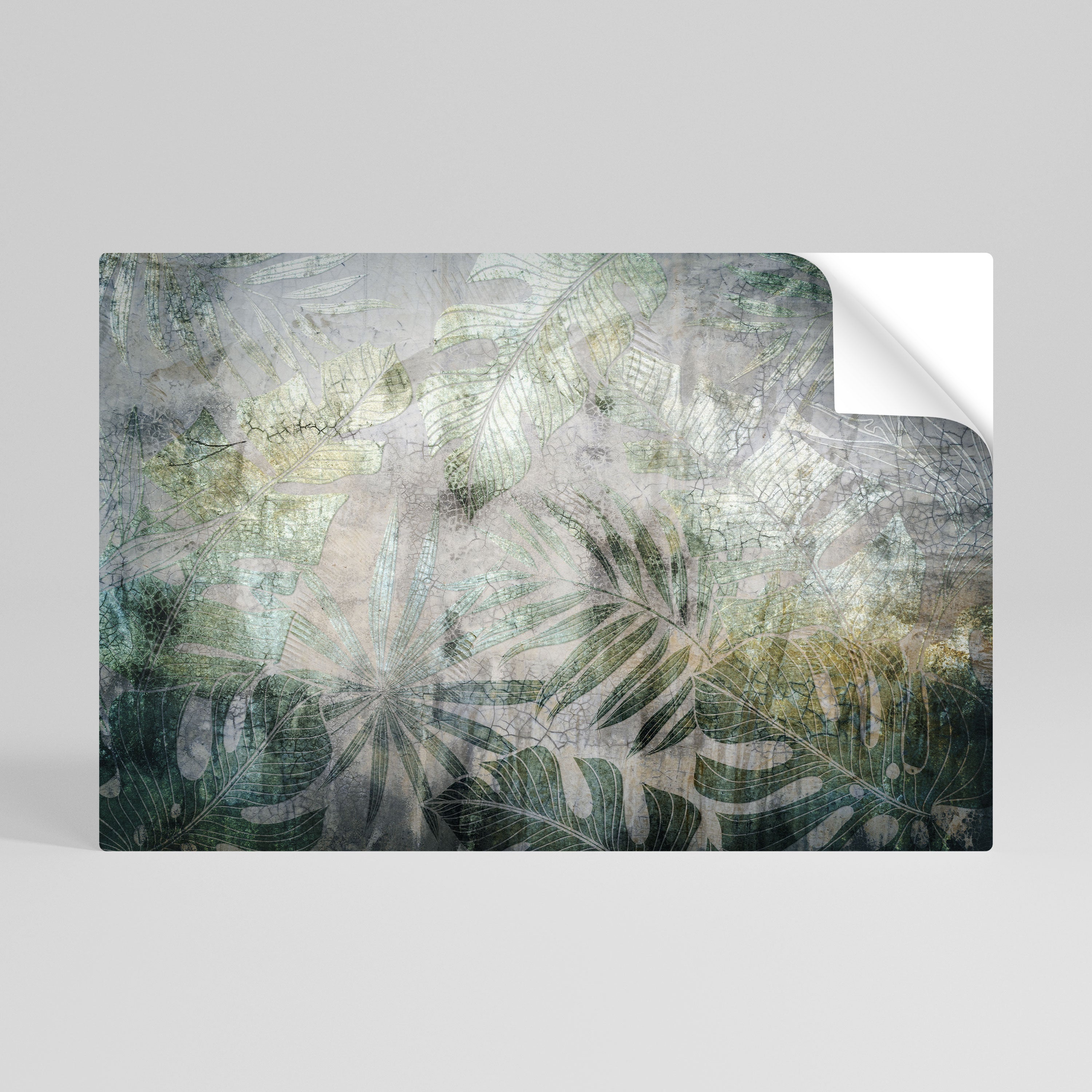 HARMONY IN GREENERY Póster Autocolante Horizontal